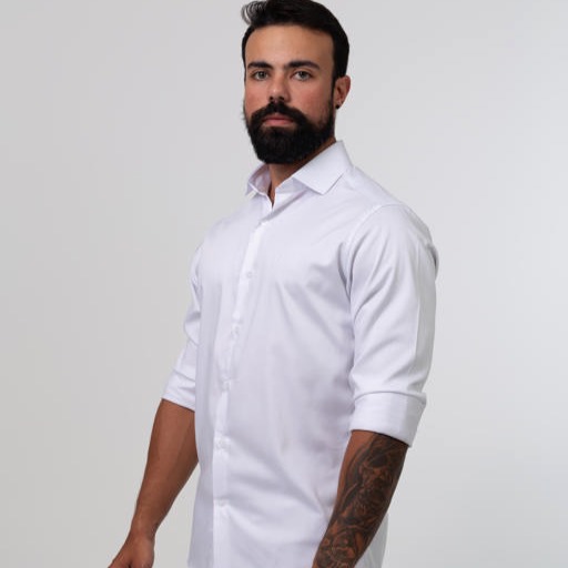 Camisa Social M/L Bambu Amazônia C/Viscose 126223