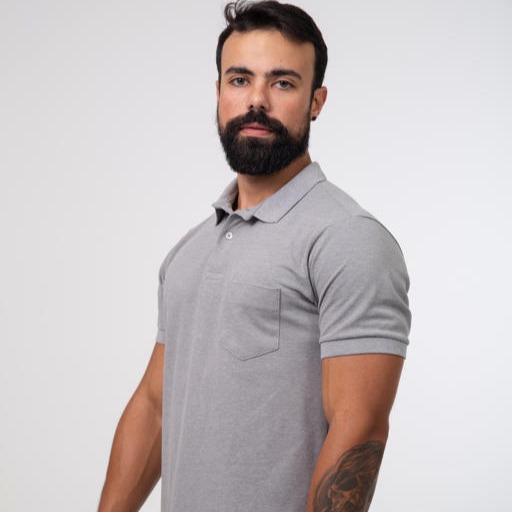 Camisa Polo M/C Slim Piquet C/B 128062