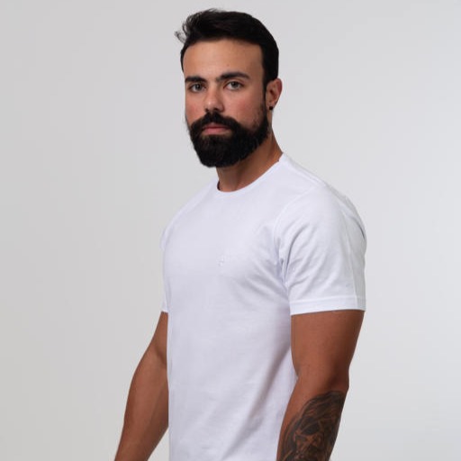 T-Shirt M/C Slim Fit Algodão Extra Sustentável 128467